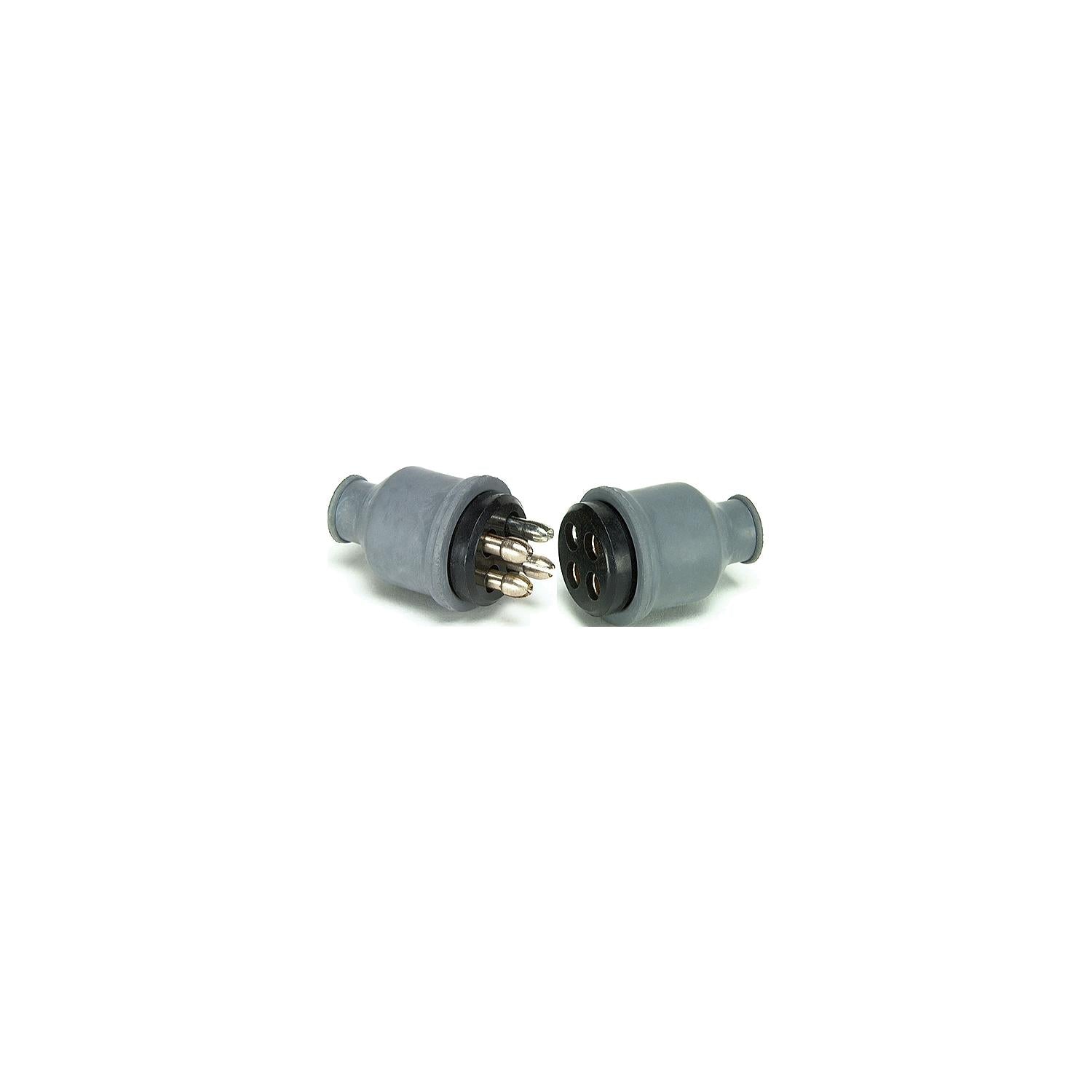 4 Pole Rubberized Connector
