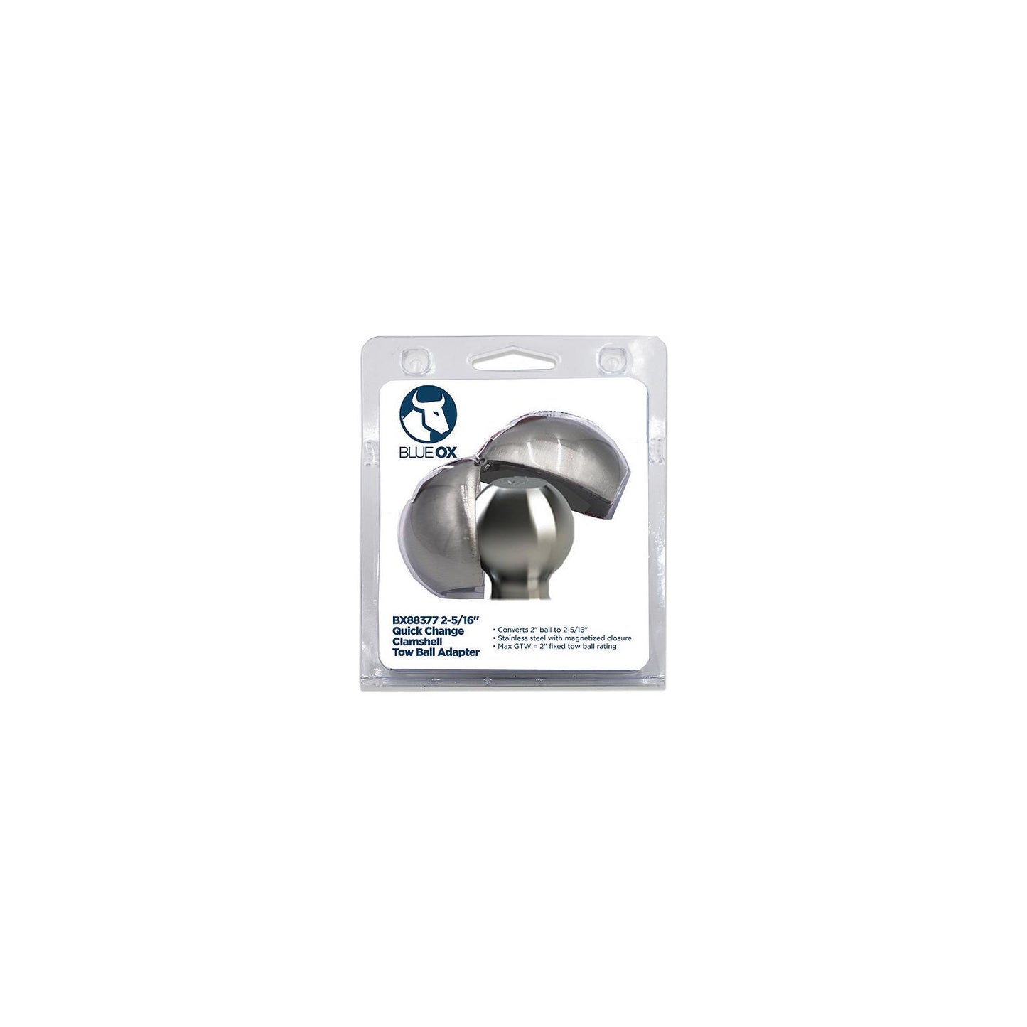 Blue Ox BX88377 2-5/16 Clam Shell Tow Ball Adapter