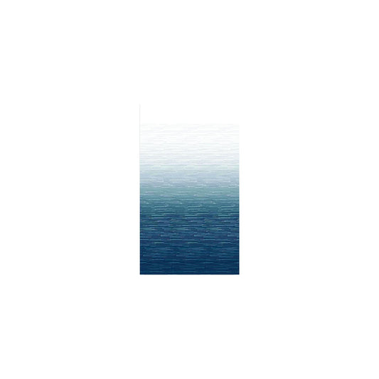 Carefree JU176C00 1-Piece Standard Vinyl Awning Replacement Fabric, 17', Blue Fade on Top Side, White Weatherguard
