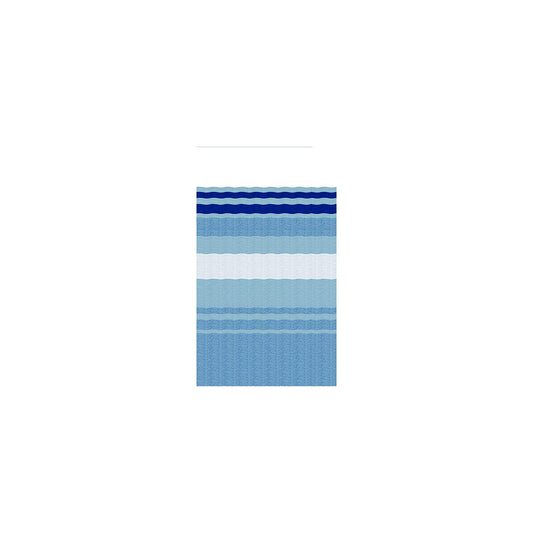 Carefree JU208E00 1-Piece Standard Vinyl Awning Replacement Fabric, 20', Ocean Blue Fade on Both Sides, White Weatherguard