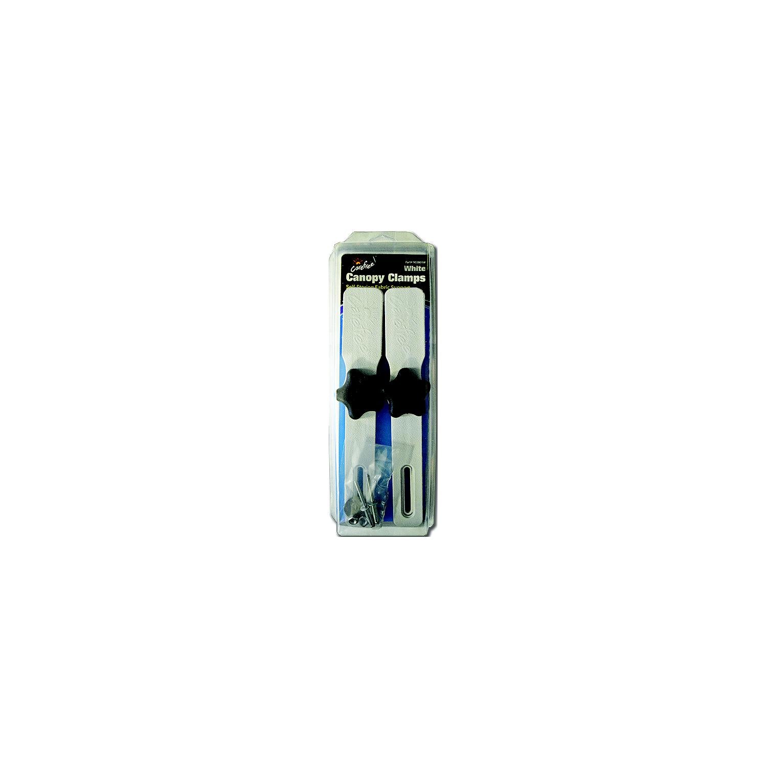 Carefree 902801W Canopy Clamps, White, 2ea