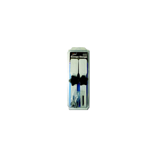 Carefree 902801W Canopy Clamps, White, 2ea