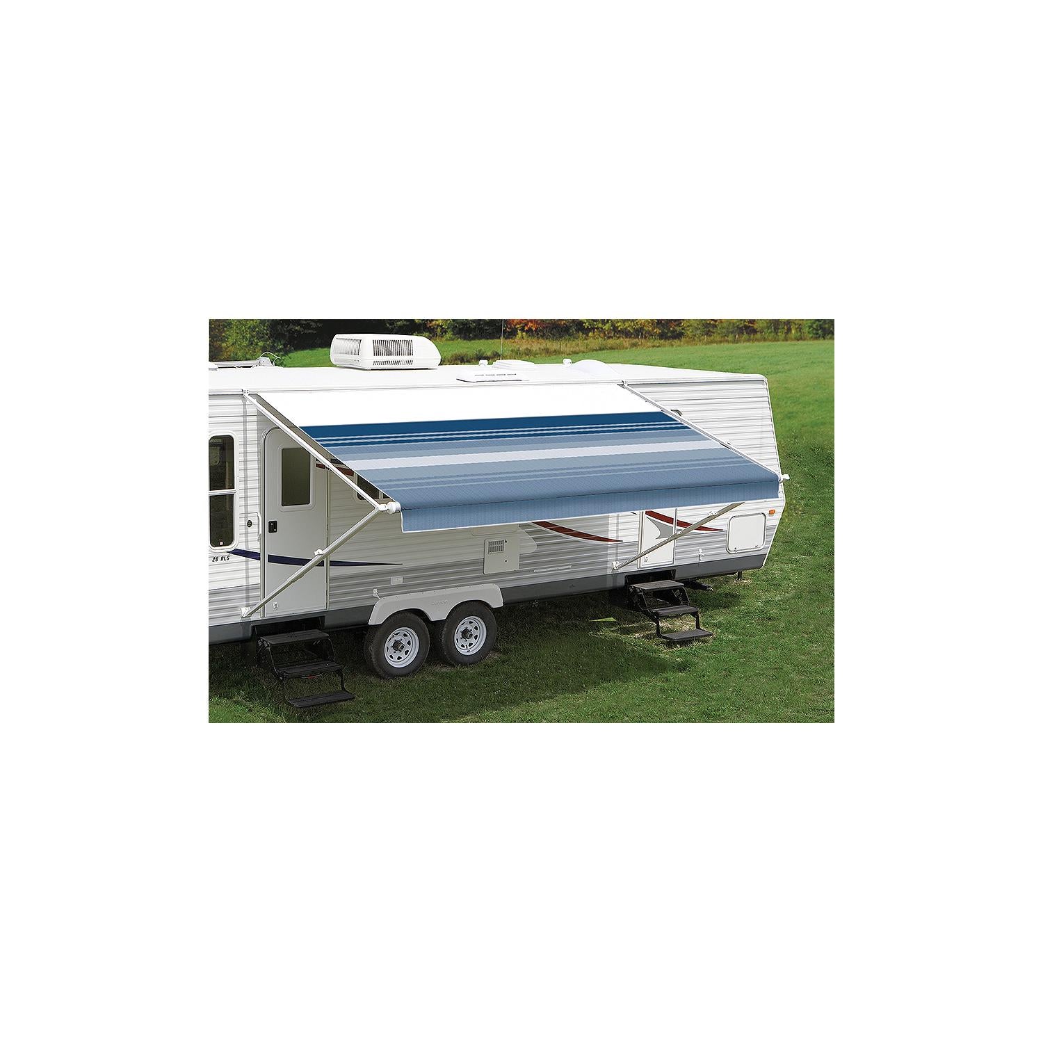 Carefree Fiesta™ Patio Awning, 15', Ocean Blue