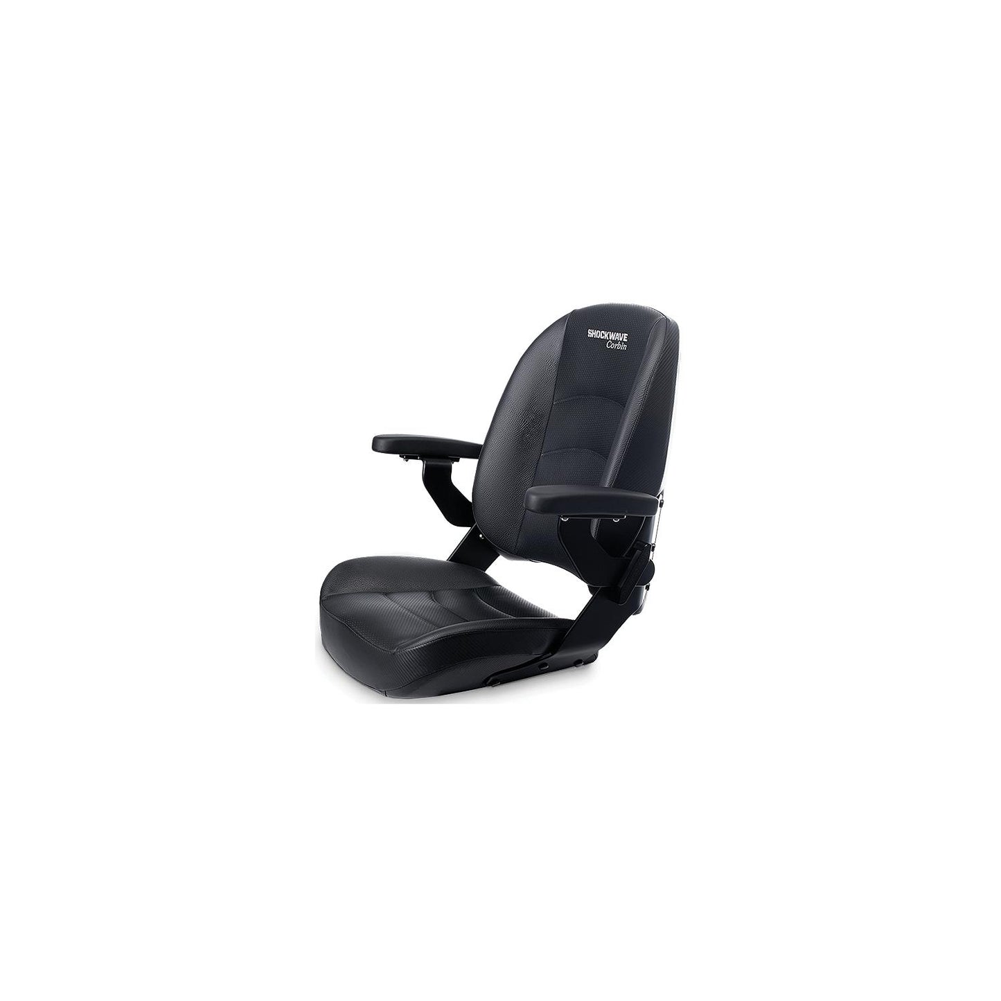 Shockwave SW04920HD Commander Heavy Duty Sport/Fishing Seat, Black