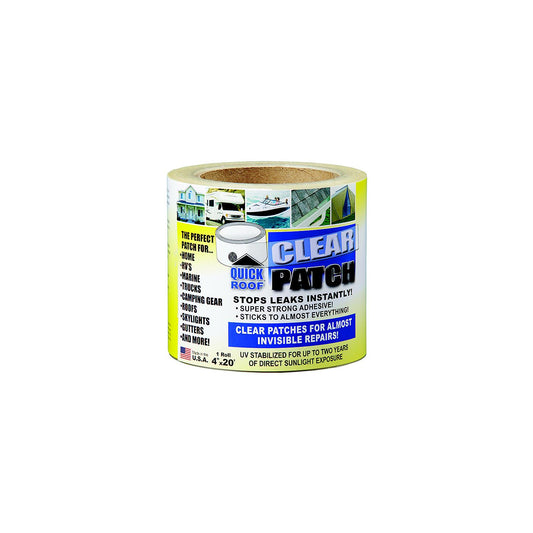 Quick Roof™ QRCP420 Clear Patch, 4" x 20"