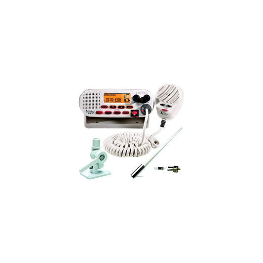 Cobra MRF45DSVK VHF Radio Package w/8' Antenna & Mt.