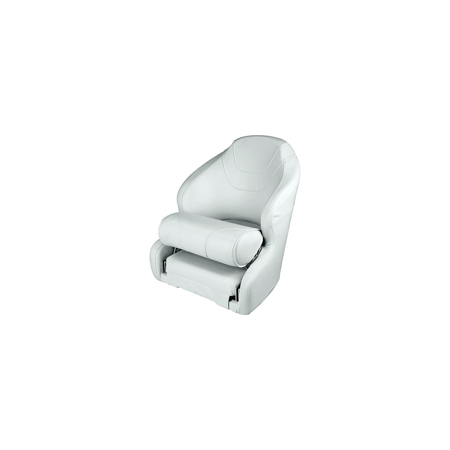 Wise Baja Series Bucket Seat w/Bolster, Brite White / Grey / Dark Red