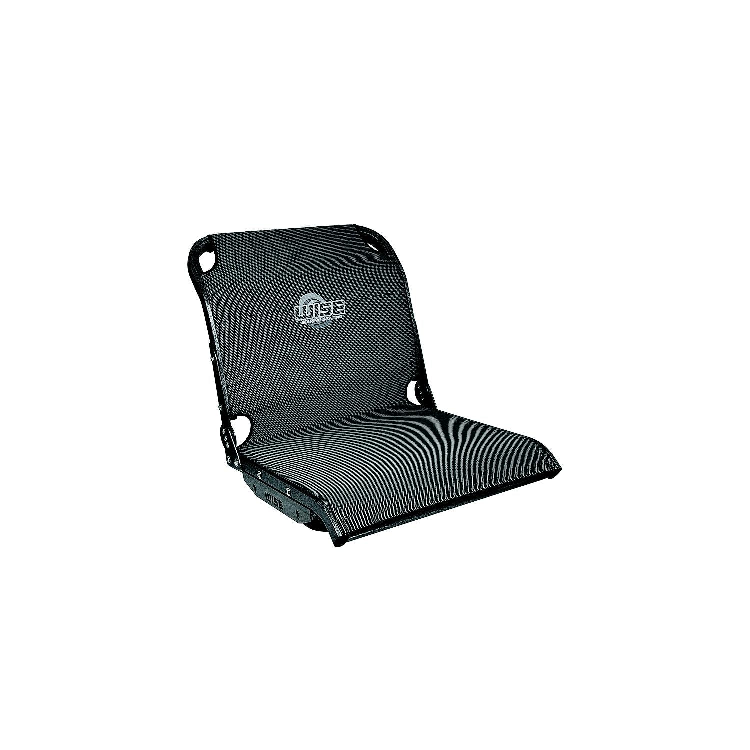 Wise 33741800 Aero X Boat Seat, Carbon Grey Mesh, Mid-Back