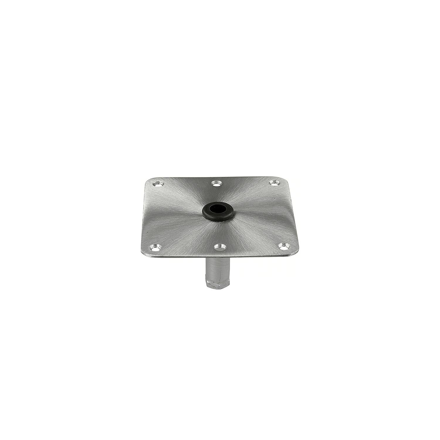 Wise 8WD30002 SS Threaded Kingpin Base Plate, 7" x 7"