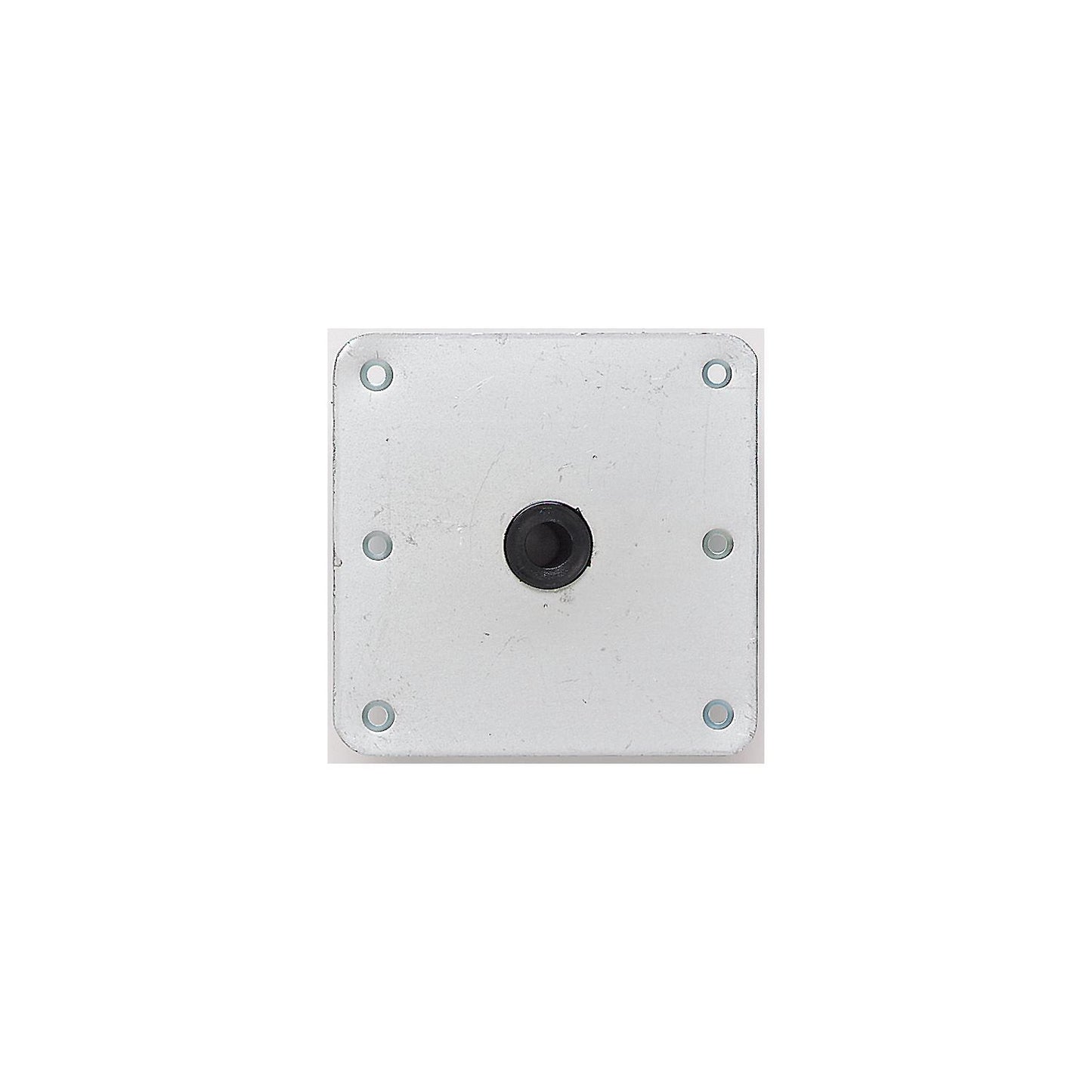 Attwood Lock'N-Pin 3/4" Base Plate 7" x 7" Threaded Zinc Plated Steel