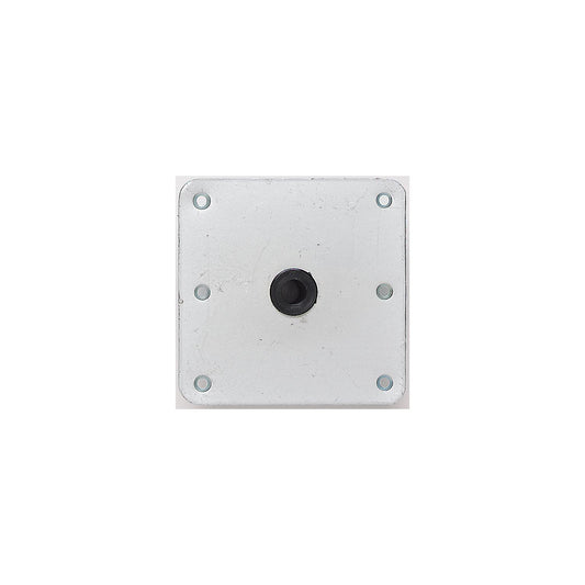 Attwood Lock'N-Pin 3/4" Base Plate 7" x 7" Threaded Zinc Plated Steel