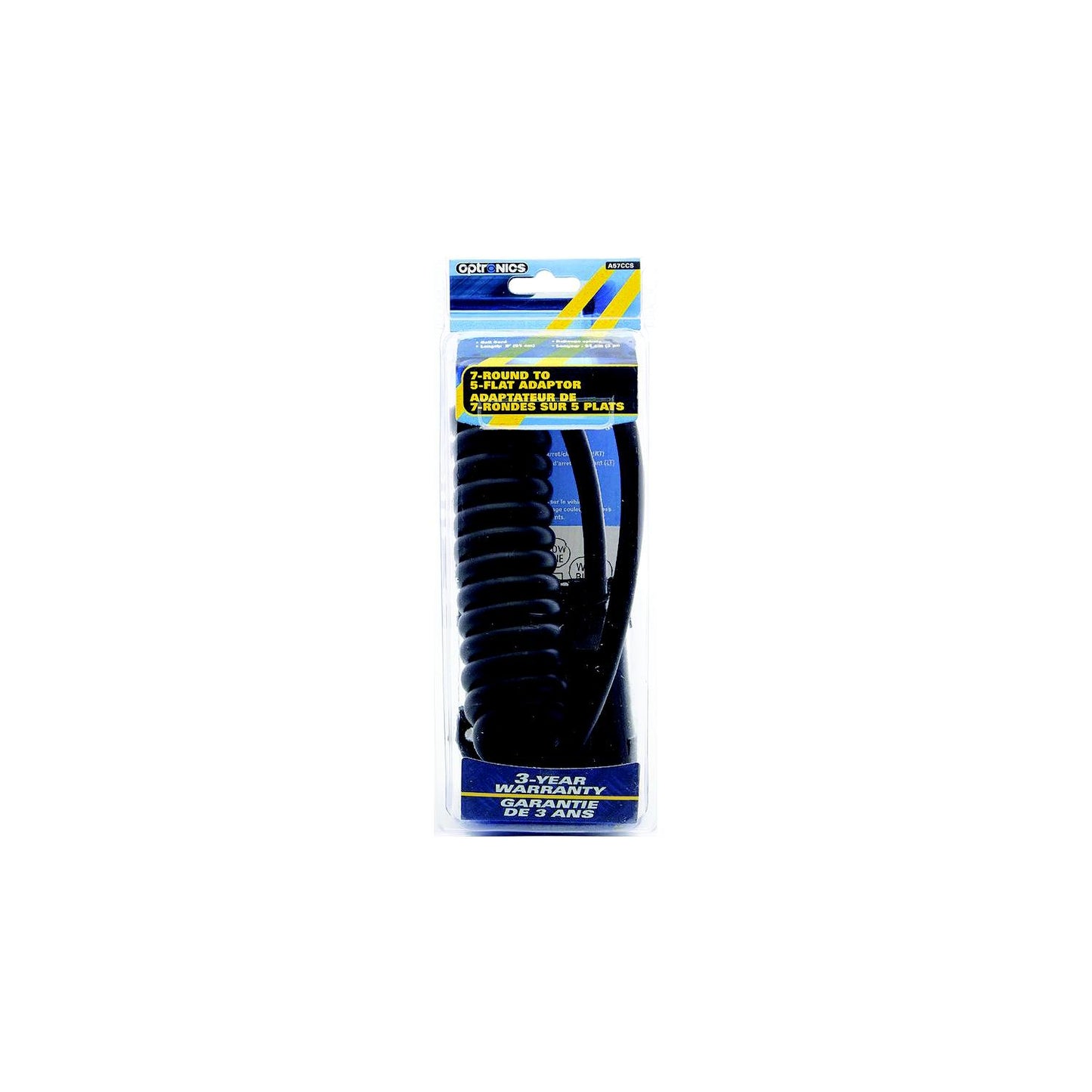 Optronics A57CCS 7-Round To 5-Flat Adapter-Supply Nautica