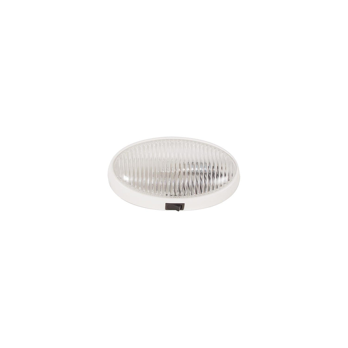 Optronics Oval Porch/ Utility Lights, White w/Switch