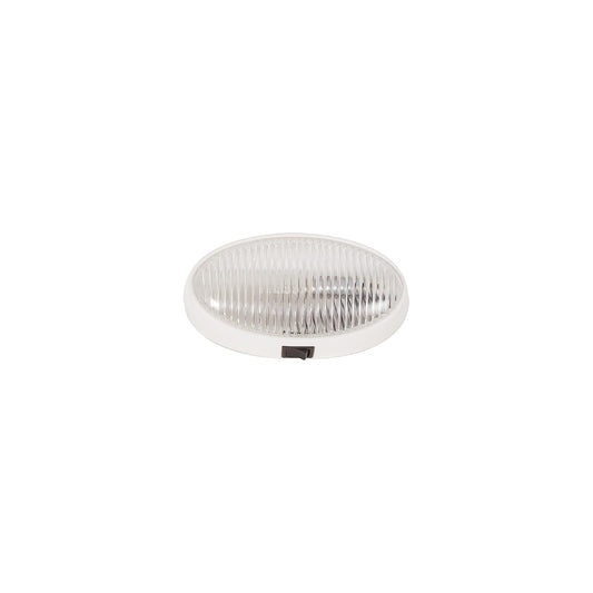 Optronics Oval Porch/ Utility Lights, White w/Switch