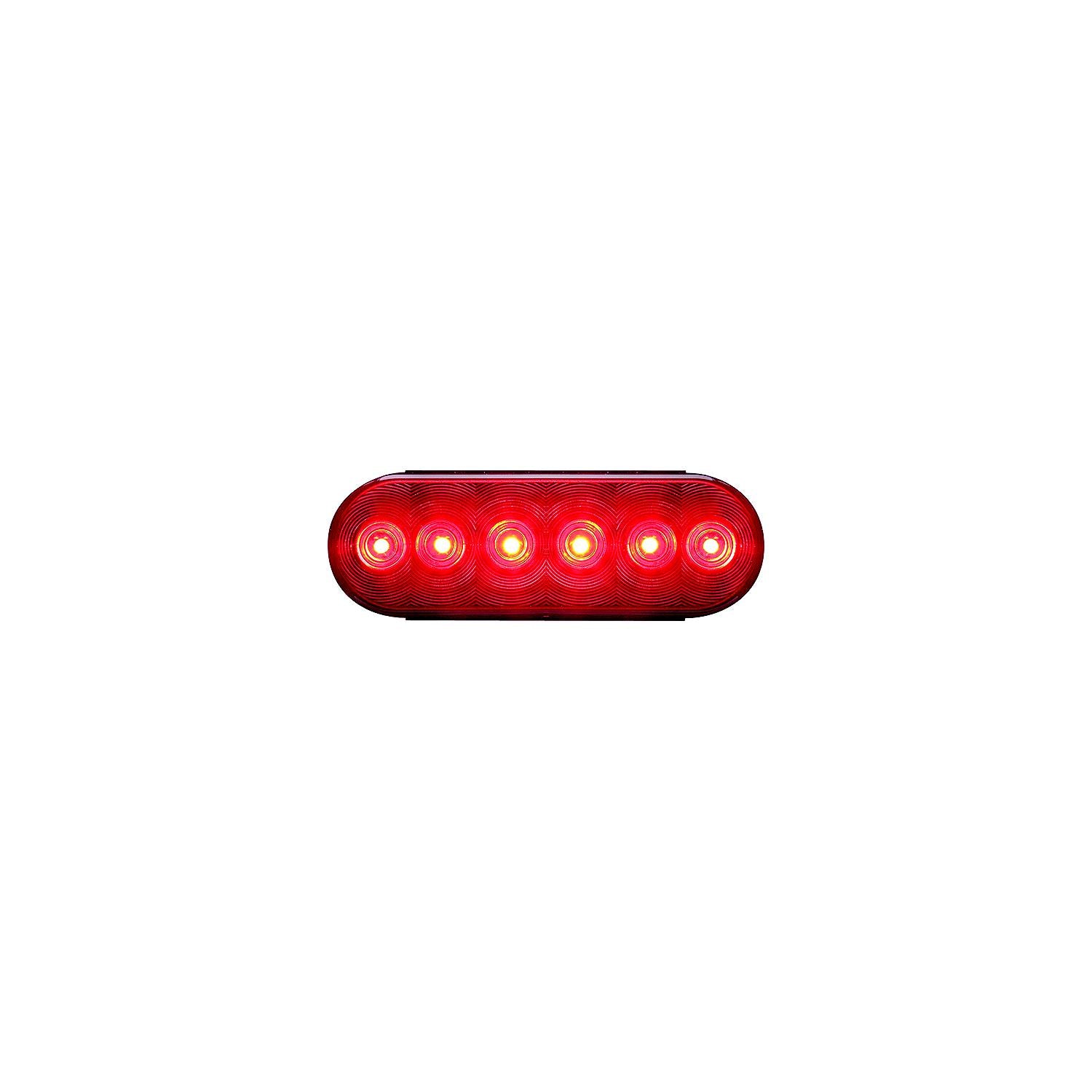 Optronics STL12RBP Fleet Count Waterproof LED Oval Stop & Turn Tail Light
