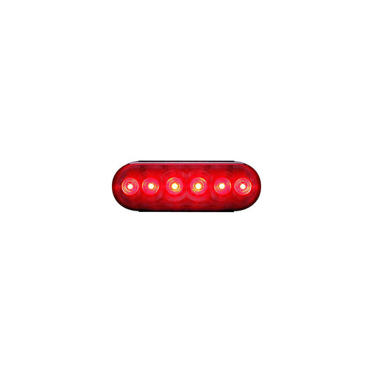 Optronics STL12RBP Fleet Count Waterproof LED Oval Stop & Turn Tail Light