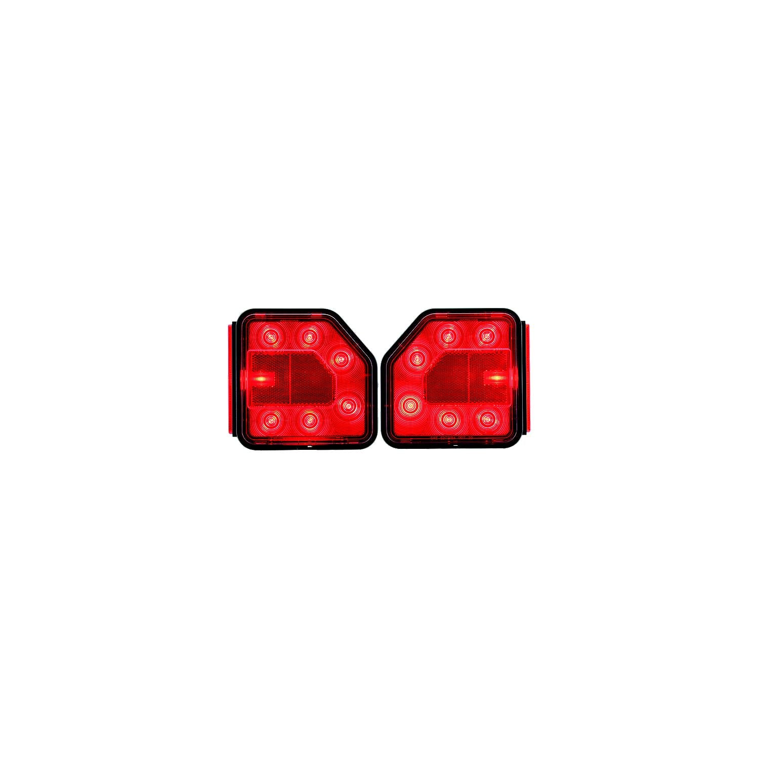 Optronics TLL20RK Waterproof Ultra-Thin LED Trailer Light Set-Supply Nautica