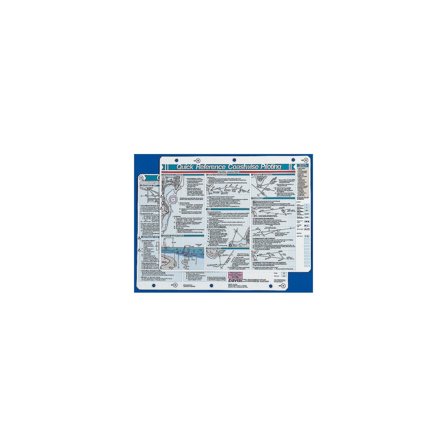 Davis 126 Coastwise Piloting Quick Reference Card