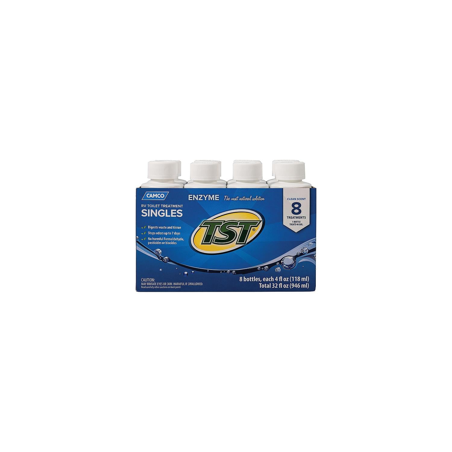Camco TST® Blue Enzyme Toilet Treatment, 4 oz., 8/pk