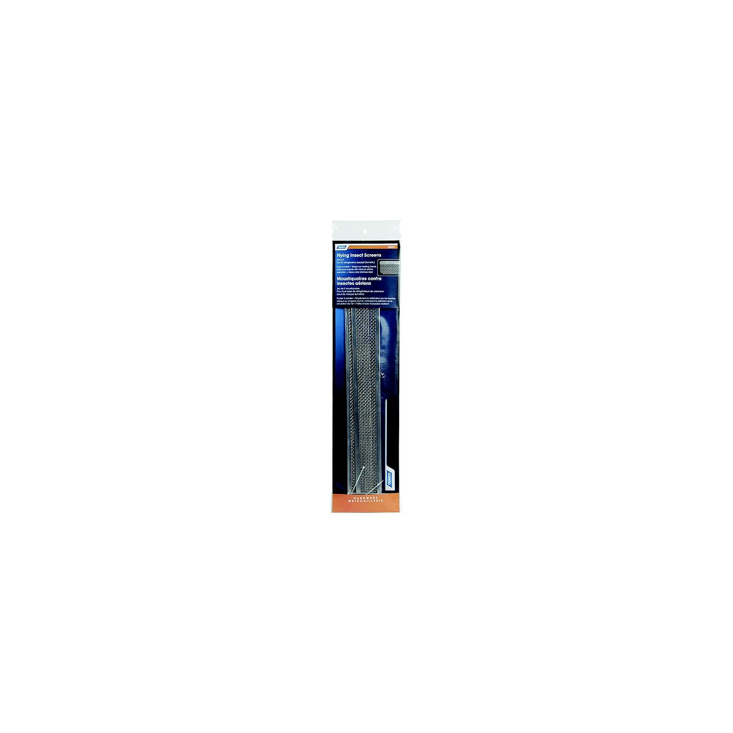 Camco 42148 Flying Insect Screen For Refrigerators with 19-3/4" Louver Openings (except Dometic), 3/pk