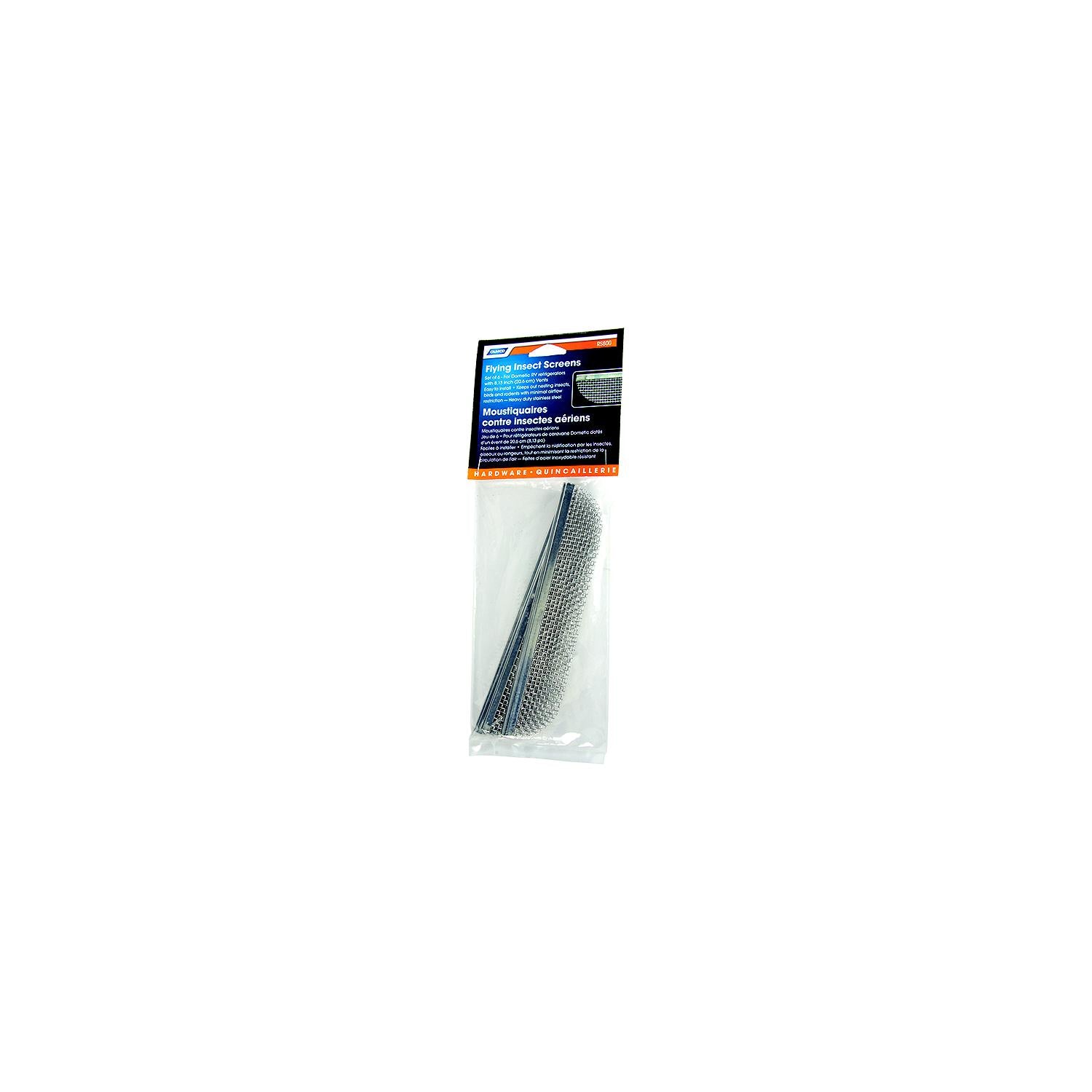 Camco 42154 Flying Insect Screen RS800 For Dometic Refrigerator with 8.13" Louver Openings, 6/pk