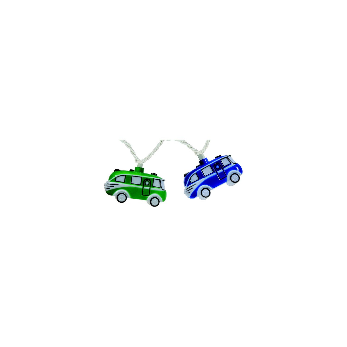 Camco 42654 Nostalgic Retro Motorhome Party Lights (Includes 10 Lights, Connector, 2 Spare Bulbs and Fuse)