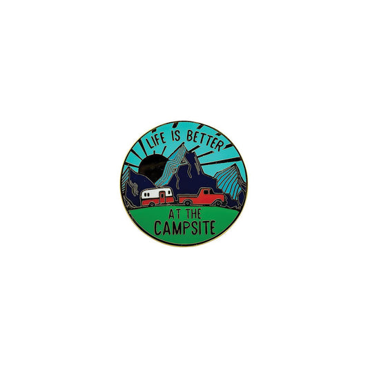 Camco 53265 Enamel Pin, Sunrise Round