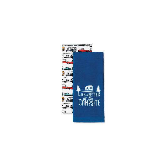 Camco 53301 Dish Towel, 27" x 16-1/2", 2/pk