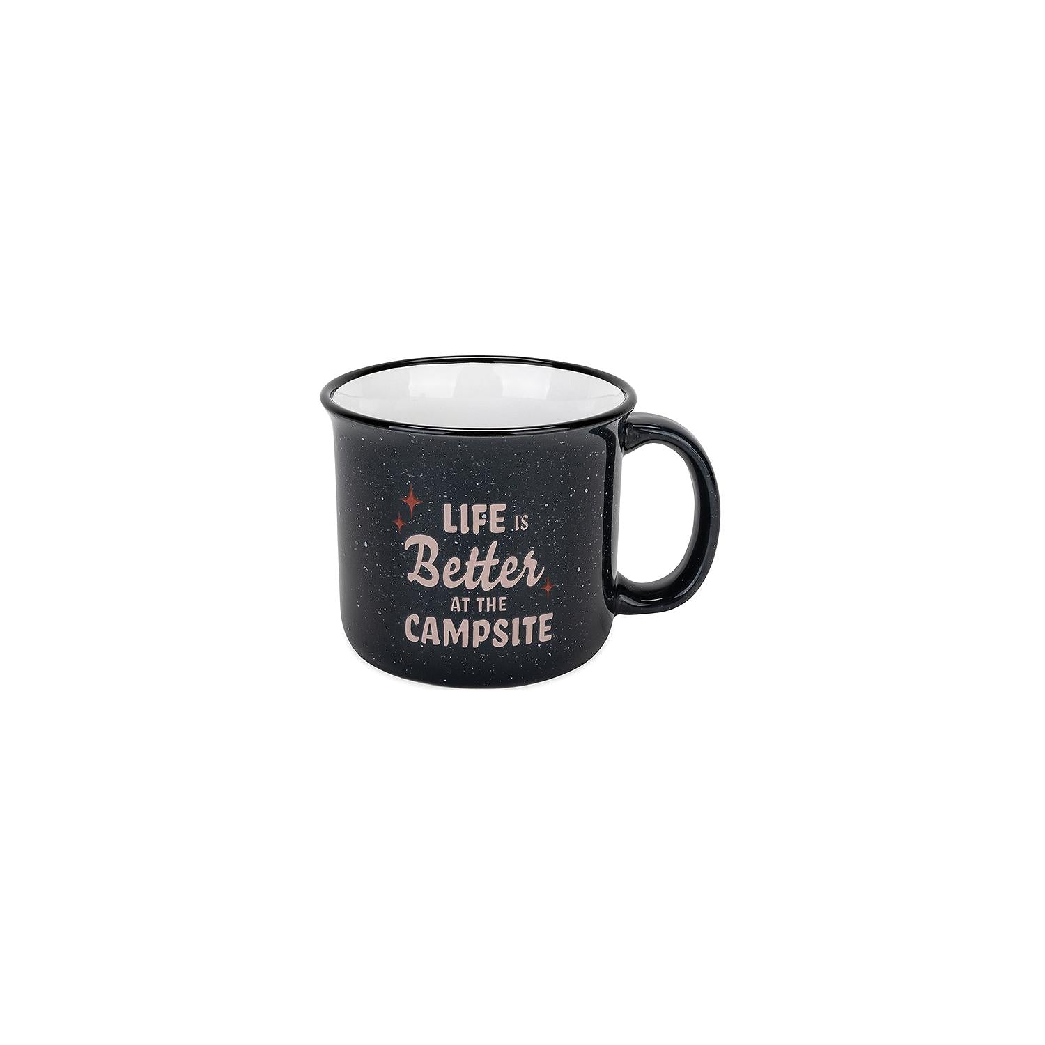 Camco 53473 Ceramic Mug, 14 oz., Green