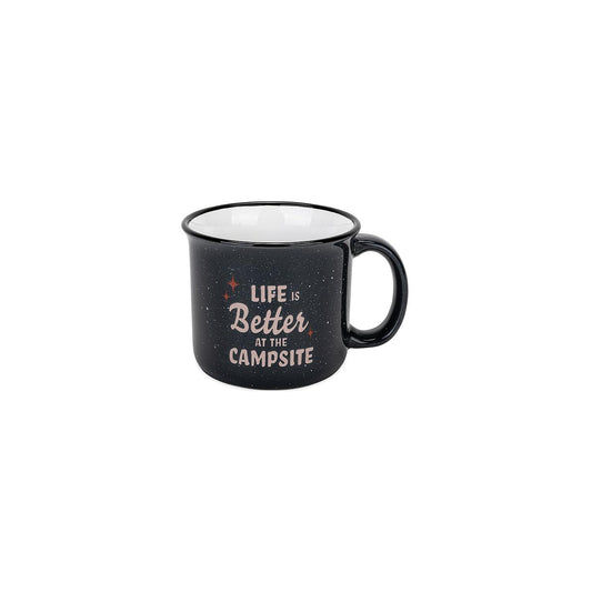 Camco 53473 Ceramic Mug, 14 oz., Green