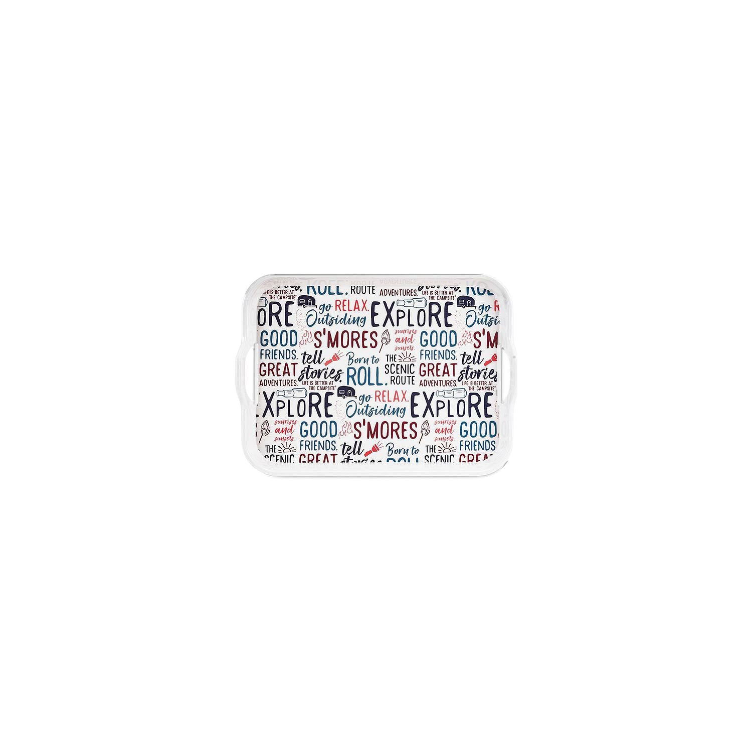 Camco XXX Melamine Tray, Graffiti Design