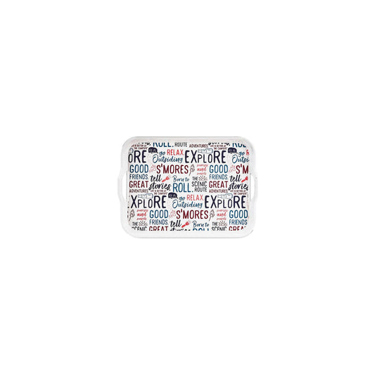 Camco XXX Melamine Tray, Graffiti Design