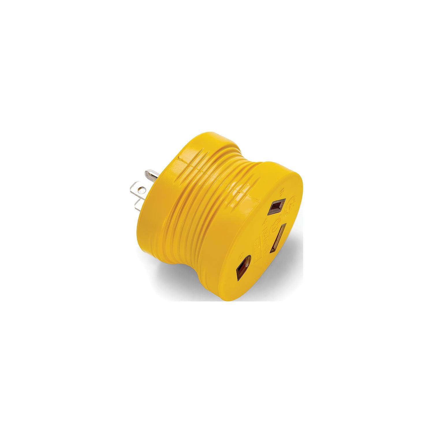 Camco Electrical Adapter, 15A Male, 30A Female, Bulk