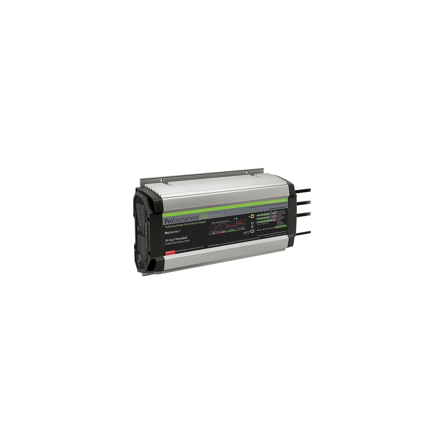 Promariner 53243 ProTournament Elite Series 3 Battery Charger, 3-Banks, 24 Amps