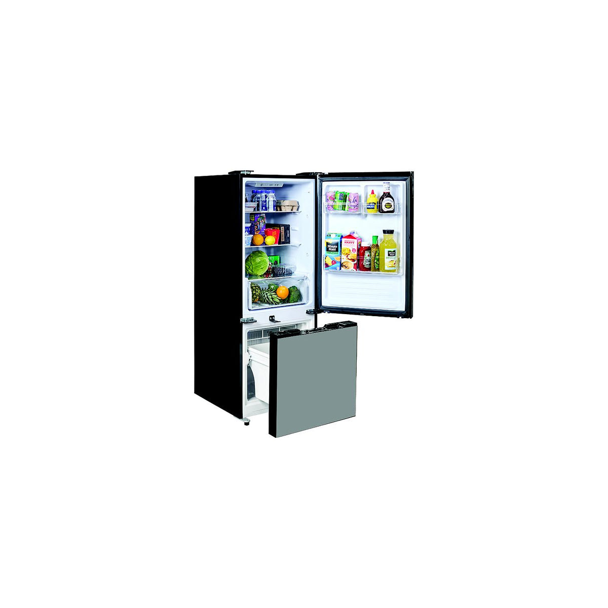 DUAL SWING DOOR REFRIGERATOR/FREEZER, 10.7 cu. ft., STAINLESS-Supply Nautica
