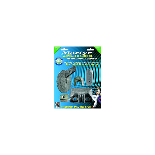 Martyr Anode Kit For Yamaha 40-50 HP Outboards, Aluminum