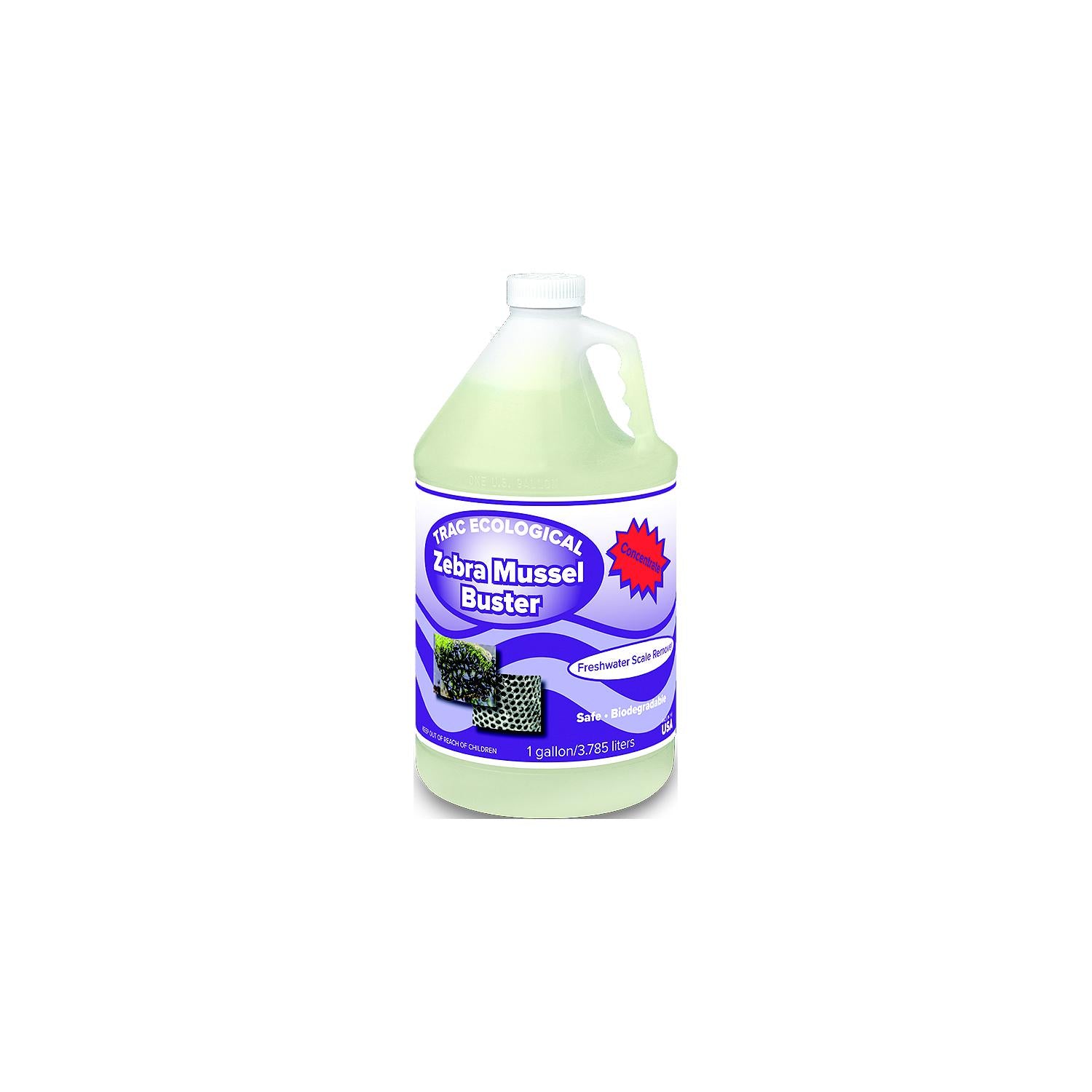 Trac Ecological 1525MP Zebra Mussel Buster, Concentrate, 5 Gallon Pail-Supply Nautica