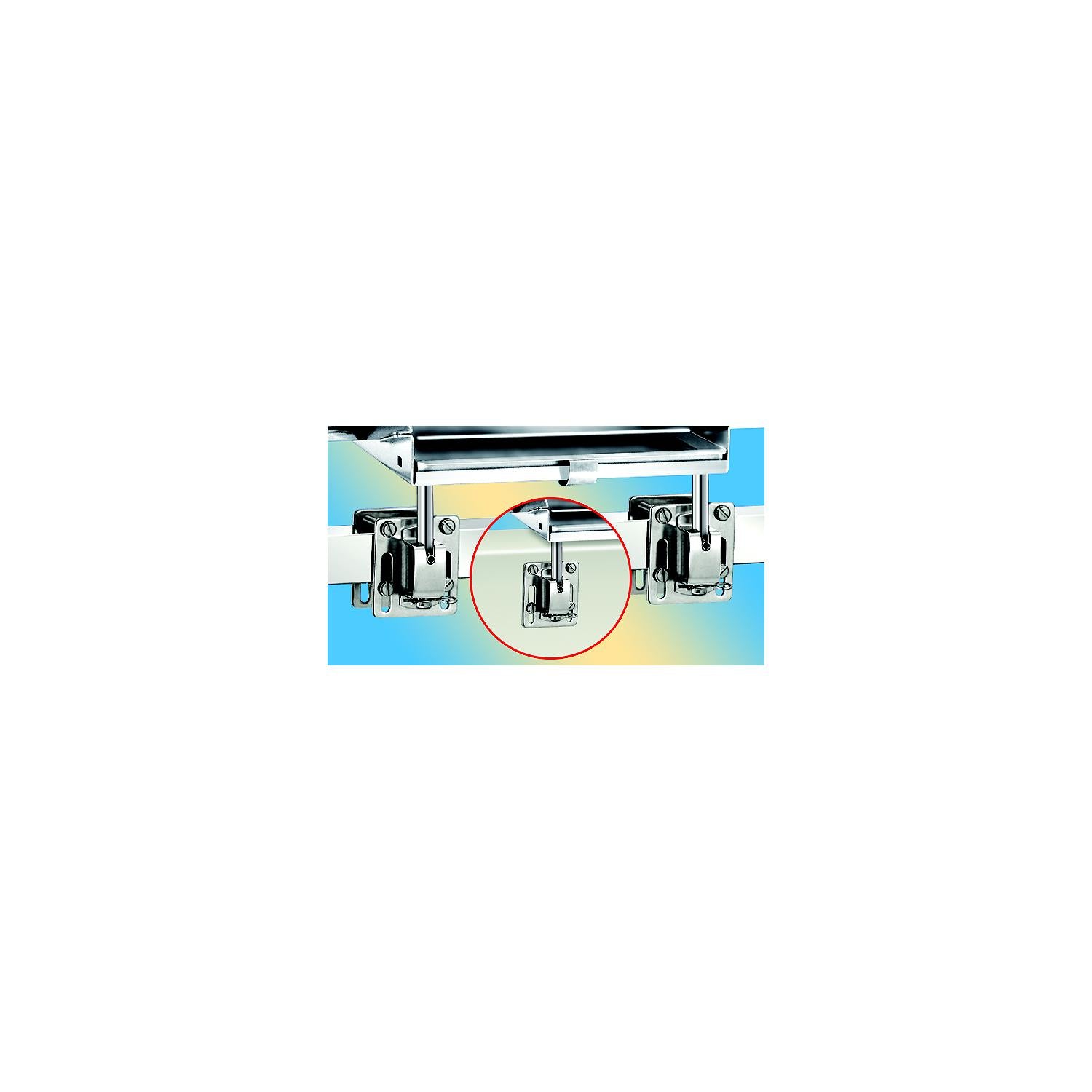 Magma T10-540 "Dual" Side, Bulkhead or Square/Flat Rail (HD) Mount For All ChefsMate, Newport, Catalina, Monterey Grills and Dual Mount Tables