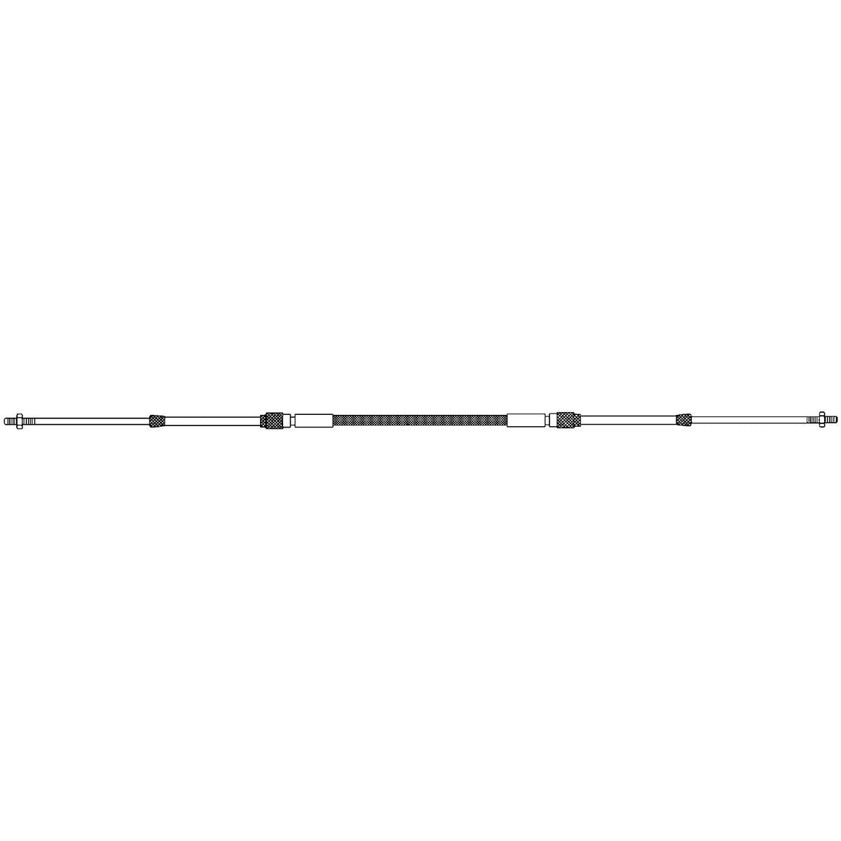 UFLEX C8 3300 Type Premium Universal Style Engine Control Cable 10-32 UNF, 8'