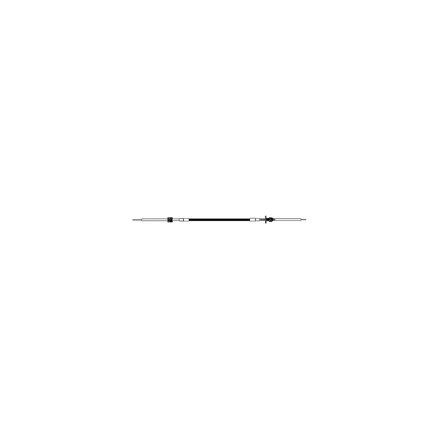 UFLEX C4X13 Johnson/Evinrude (OMC) Pre 1979 Engine Control Cable, 13'