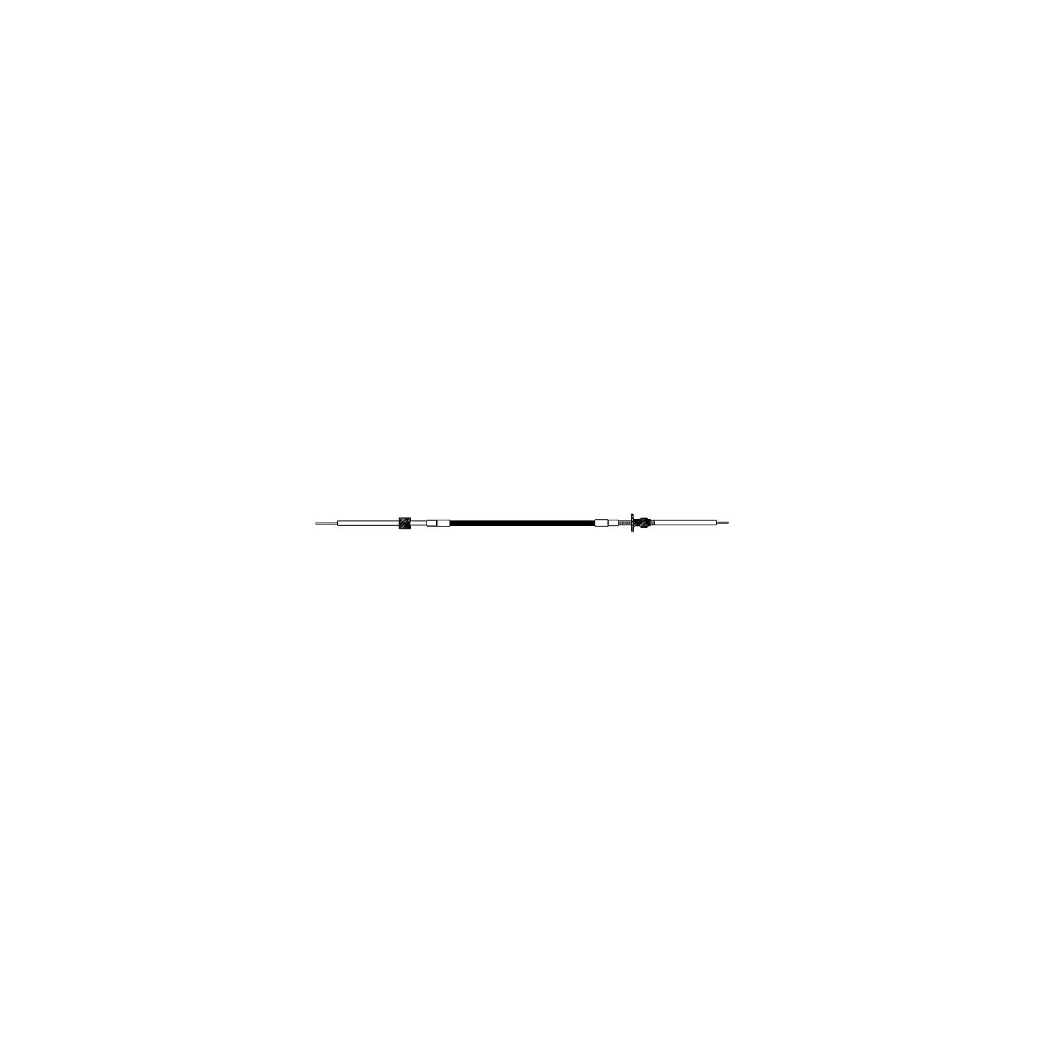 UFLEX C4X18 Johnson/Evinrude (OMC) Pre 1979 Engine Control Cable, 18'