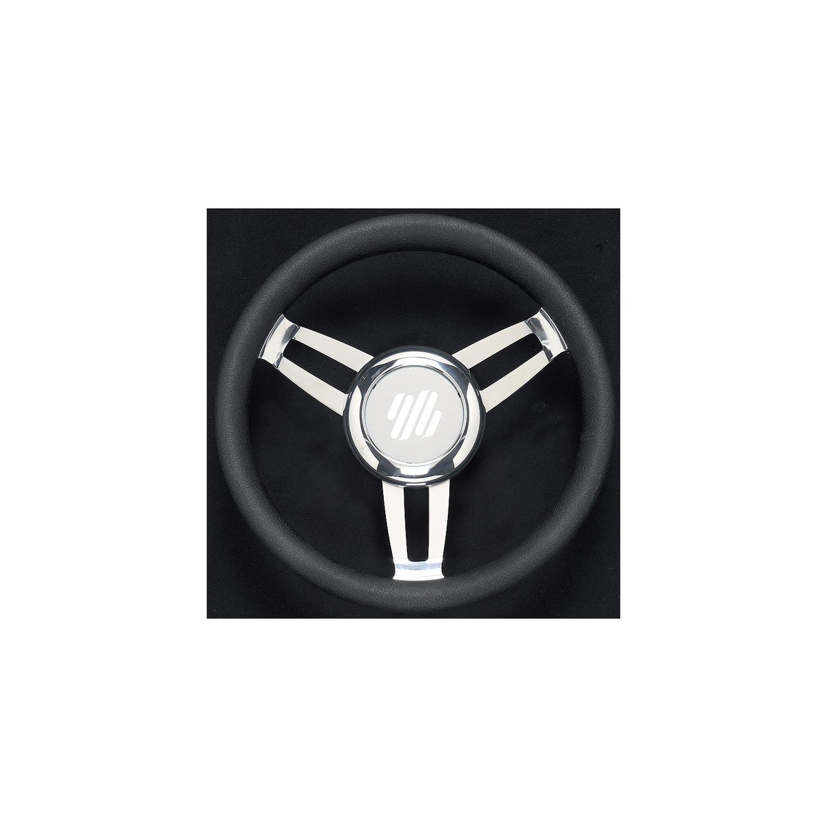 Foscari Steering Wheels, Black Vinyl Chrome
