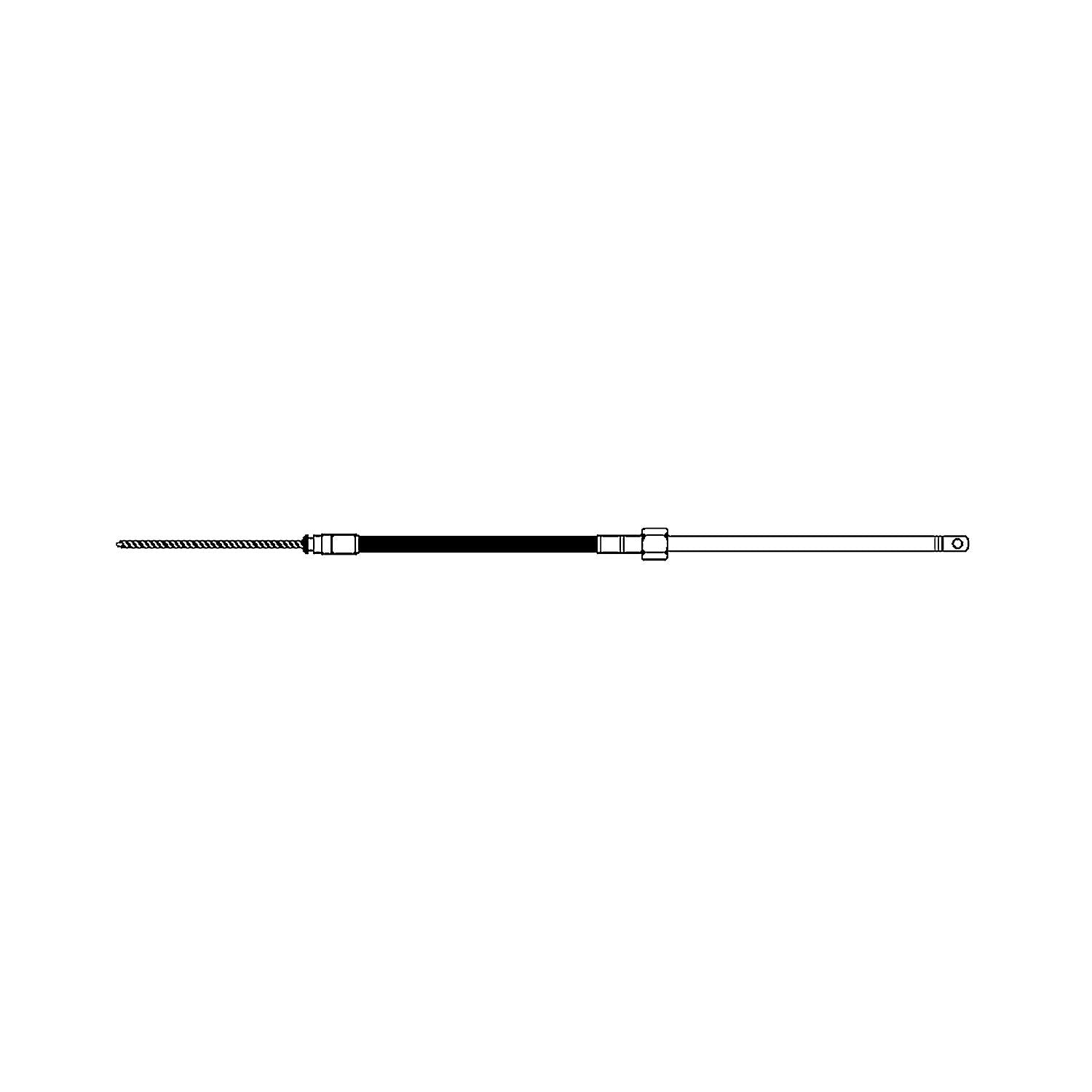 UFLEX M66 Universal QC Rotary Steering Cable (Replaces UFLEX, Morse Command 290 or Teleflex SSC62), 9'