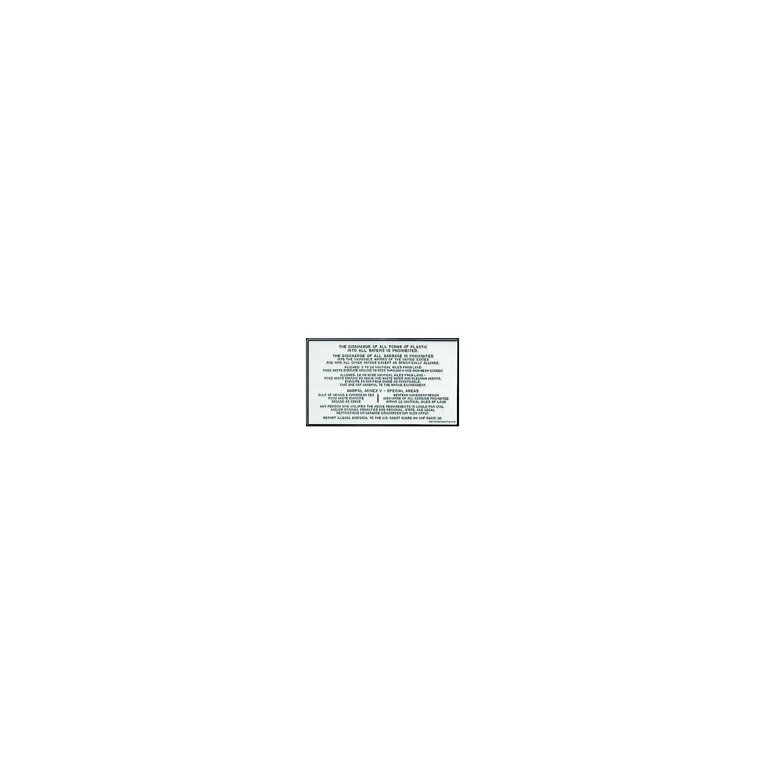 Anti-Dumping Plaque