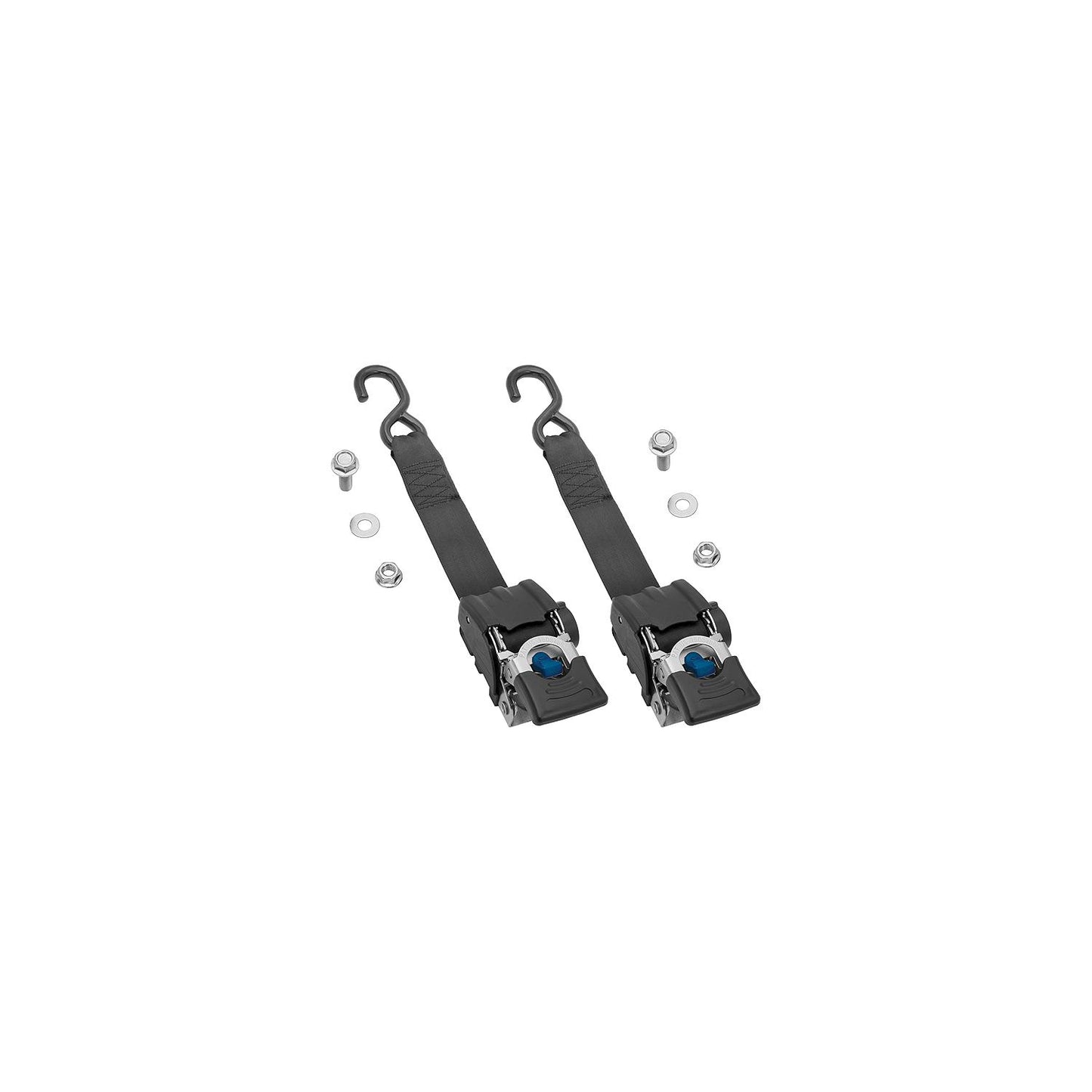Fulton Heavy Duty 2" x 43" 833 lb Work Load Retractable Transom Ratchet Tie Down - 2 Pack