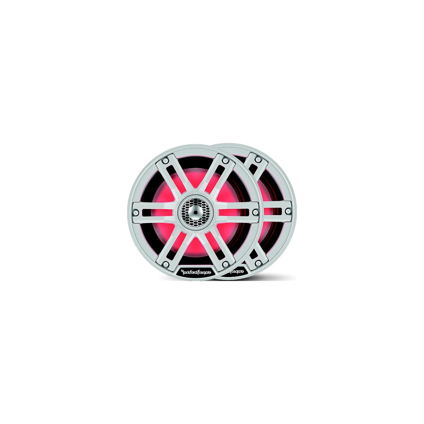 Rockford Fosgate M265 Color Optix™ Marine 2-Way Speakers, 6.5" White / Stainless