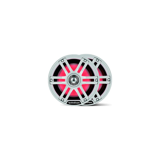 Rockford Fosgate M265 Color Optix™ Marine 2-Way Speakers, 6.5" White / Stainless