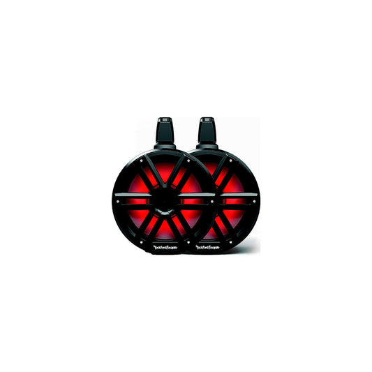 Rockford Fosgate M2WL10HB Color Optix™ 2-Way Horn Loaded Wake Tower Speakers, 10" w/ Black & Stainless Grills