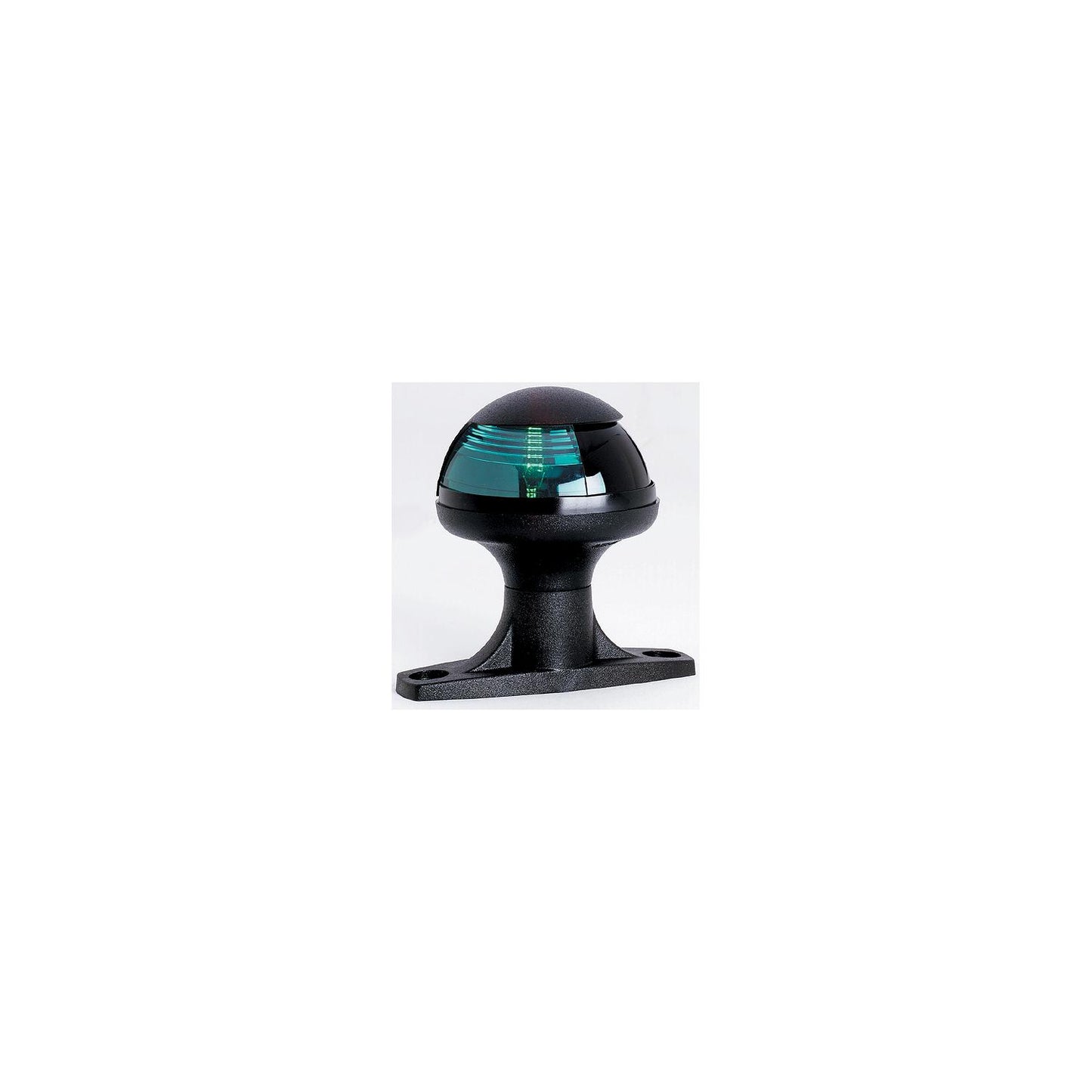 Attwood Pulsar Side Light, Raised Base, Green Lens