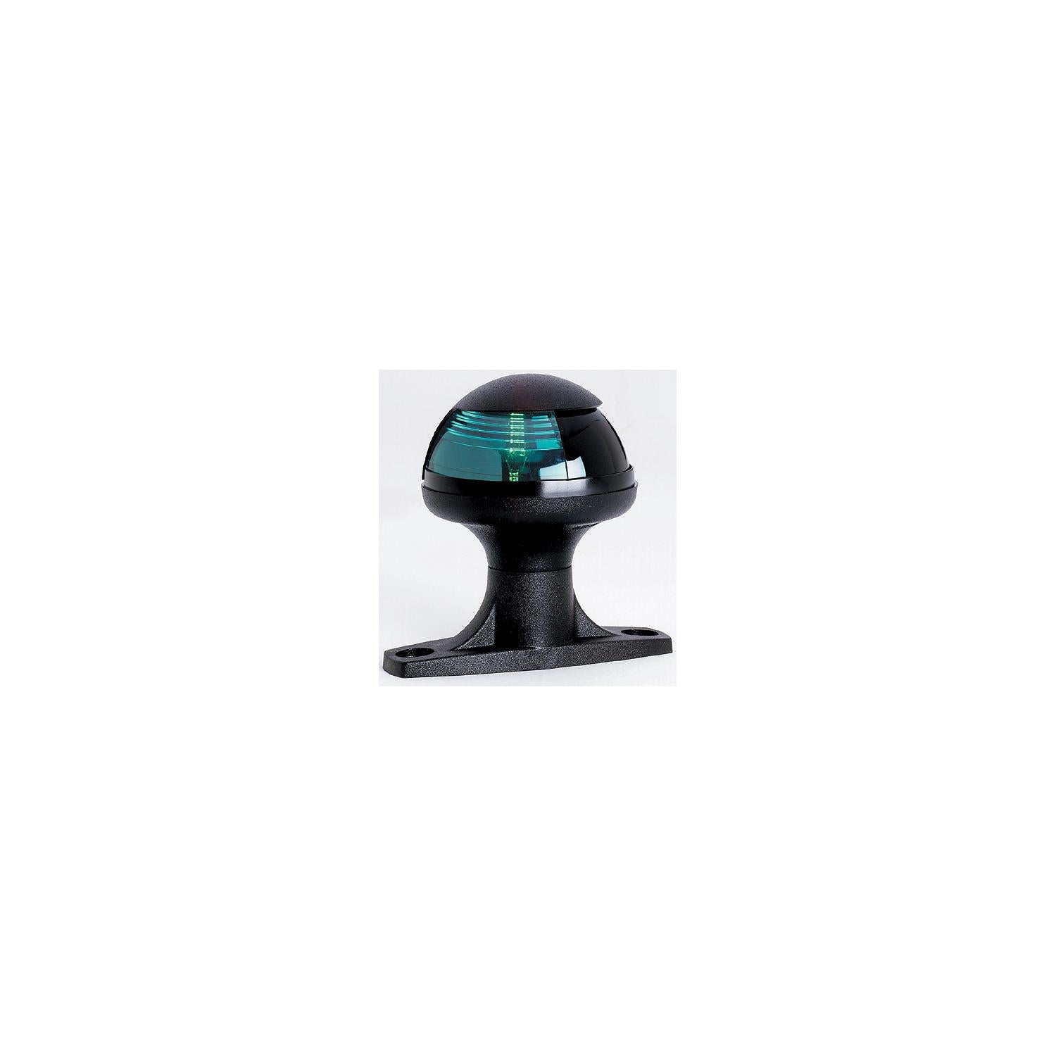 Attwood Pulsar Side Light, Raised Base, Green Lens
